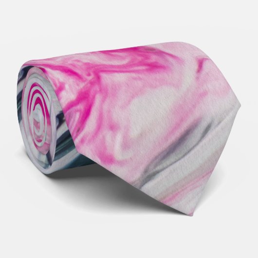 Colorful Swirls Design Stropdas (Opgerold)