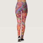 Colorful Swirls-Leggings Leggings (Achterkant)