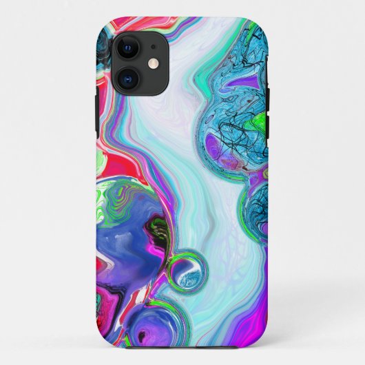 Colorful Swirls Marble Fluid Art Case-Mate iPhone Case (Achterkant)
