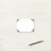 Colorful Swirls Post-it® notes (Op bureau)