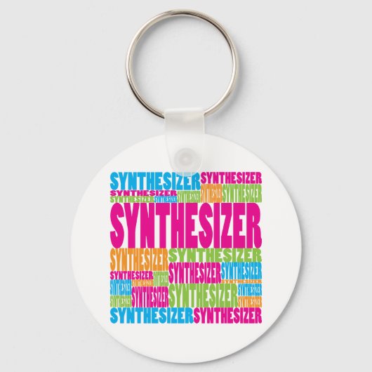 Colorful Synthesizer Sleutelhanger (Voorkant)