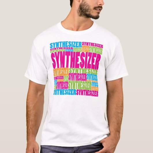 Colorful Synthesizer T-shirt (Voorkant)