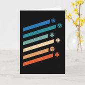 Colorful Tabletop Dice Kaart (Gele Bloem)