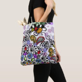 Colorful Tangle, elke reeks dagen Tote Bag (Dichtbij)