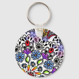 Colorful Tangle Sleutelhanger