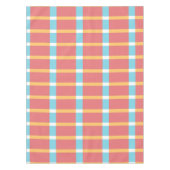 Colorful Tartan Pset Patroon Tafelkleed (Voorkant)