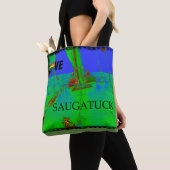 Colorful Tas Saugatuck Michigan Sailing Rainbow (Dichtbij)