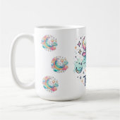 Colorful Taurus Bull Zodac Astrology Koffiemok (Links)