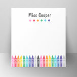 Colorful Teacher Appreciation Notitieblok<br><div class="desc">Een leuk,  helder notitieblok,  perfect voor voorschoolse of kleuterschoolgeschenken.</div>