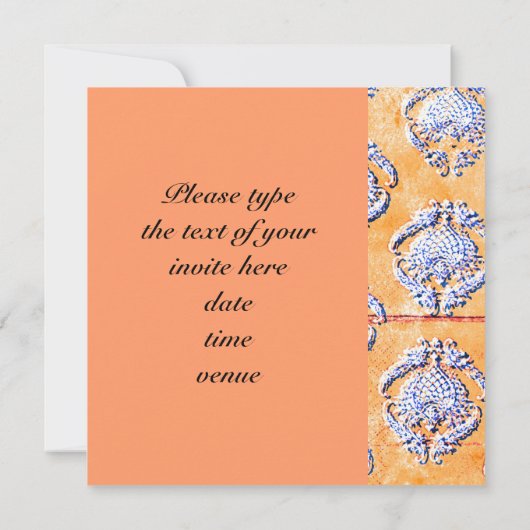 Colorful teacup tea party-uitnodiging kaart (Achterkant)