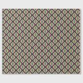 Colorful Teardrops Modern Geometric Pattern Cadeaupapier (Vlak)