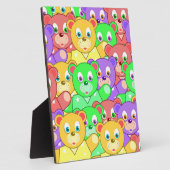 COLORFUL TEDDY BEARS FOTOPLAAT (Zijkant)