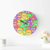 COLORFUL TEDDY BEARS GROTE KLOK (Huis)