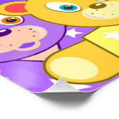 COLORFUL TEDDY BEARS PERFECT POSTER (Hoek)