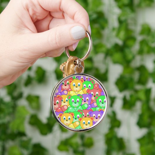 COLORFUL TEDDY BEARS SLEUTELHANGER (Hand)