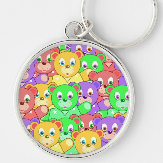 COLORFUL TEDDY BEARS SLEUTELHANGER (Voorkant)