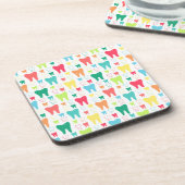 Colorful Teeth Pattern Bier Onderzetter (Linkerzijde)