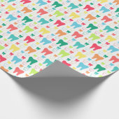 Colorful Teeth Pattern Cadeaupapier (Hoek)