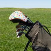 Colorful Teeth Pattern Golfheadcover (Insitu)