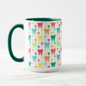 Colorful Teeth Pattern Mok (Links)