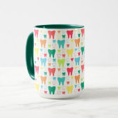 Colorful Teeth Pattern Mok (Voorkant links)