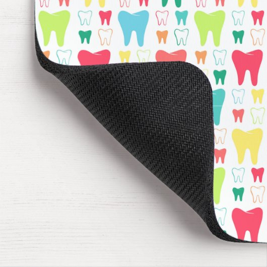 Colorful Teeth Pattern Muismat (Hoek)