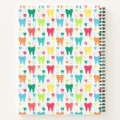 Colorful Teeth Pattern Notitieboek (Achterkant)