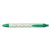 Colorful Teeth Pattern Zwarte Inkt Pen (Achterkant)