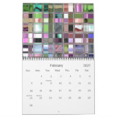 Colorful Tegel Art  Kalender (Feb 2027)