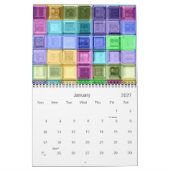 Colorful Tegel Art  Kalender (Jan 2027)