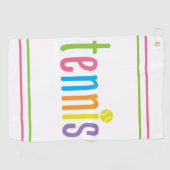 Colorful Tennis Towel Golfhanddoek (Horizontaal)