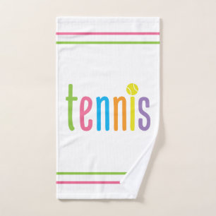 Colorful Tennis Towel Handdoek
