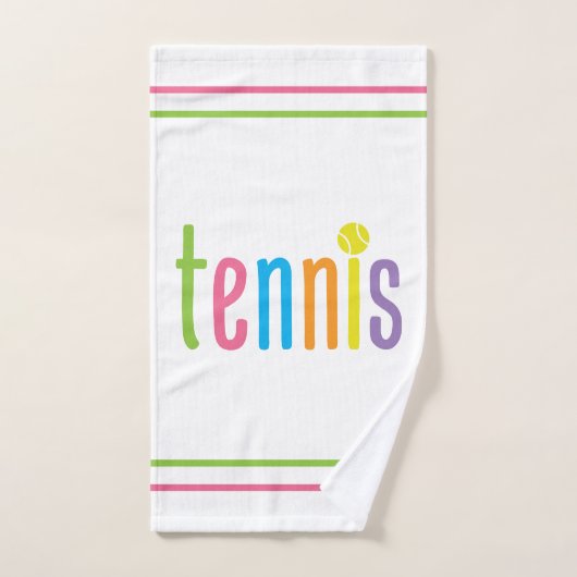 Colorful Tennis Towel Handdoek (Handdoek)