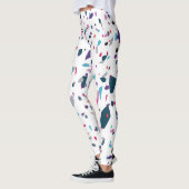 Colorful Terrazo Elegant Summer Leggings (Links)