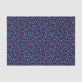 Colorful Terrazzo Confetti Pattern Midnight Market Tissuepapier (Voorkant)