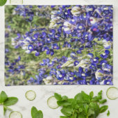 Colorful Texas Bluebonnets - Lupinus texensis Theedoek (Gevouwen)