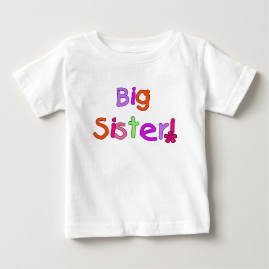 Colorful Text Big Sister (Voorkant)