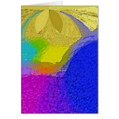 "Colorful Texture Mix" Blanco Kaart met envelop (Voorkant)