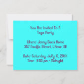 Colorful Thaise Invitation Ancient Kaart (Achterkant)