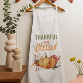 Colorful Thankful and Bless with Pumpkin Gift Schort