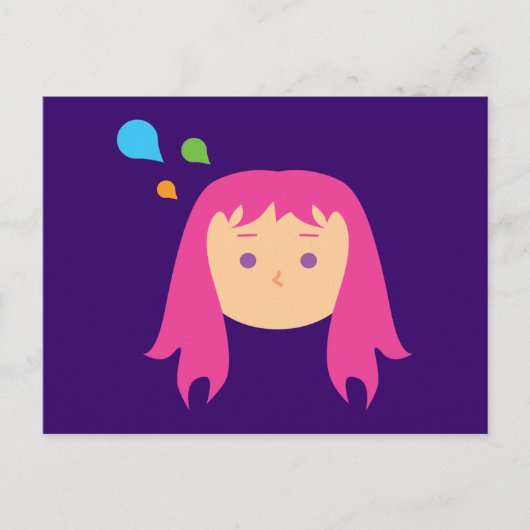 Colorful Thoughts Briefkaart (Voorkant)