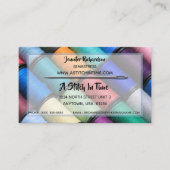 Colorful Thread Spools Seamstress of Tailor Visitekaartje (Voorkant)