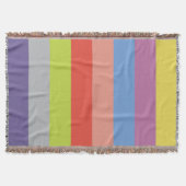 Colorful Throw Blanket Deken (Voorkant)