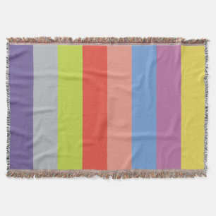 Colorful Throw Blanket Deken