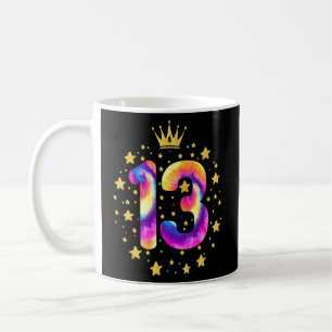 Colorful Tie Dye 13-jarige meisjes 13e eeuw Koffiemok