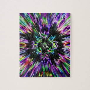 Colorful Tie Dye Abstract Legpuzzel