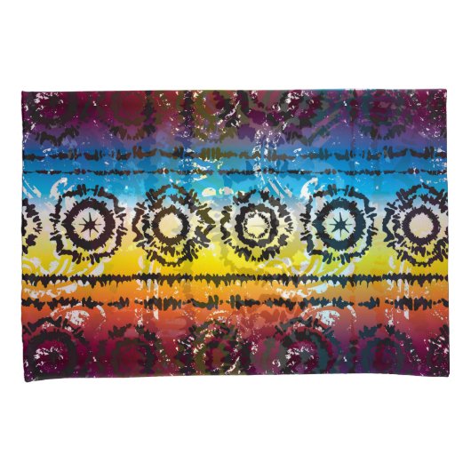 Colorful Tie Dye Batik Design Kussenslopen (Voorkant-Rechts)