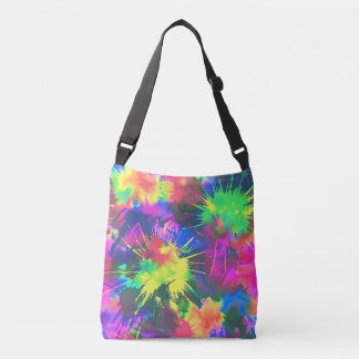 Colorful Tie Dye Crossbody Tas