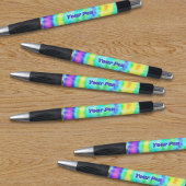 Colorful Tie Dye Cute Personalized Pen