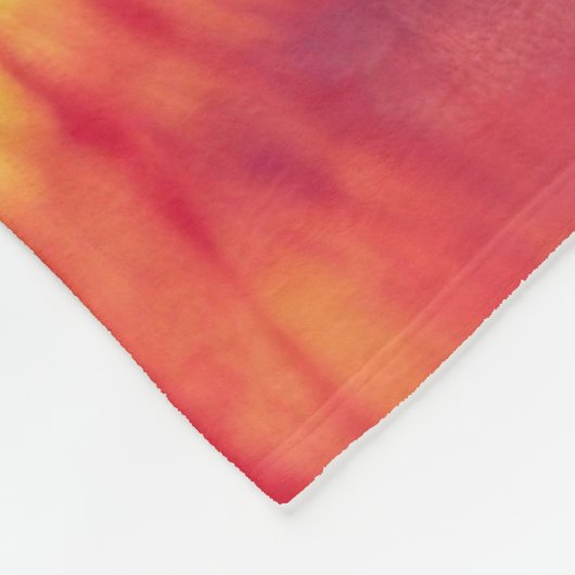 Colorful Tie Dye Fleece Deken (Hoek)